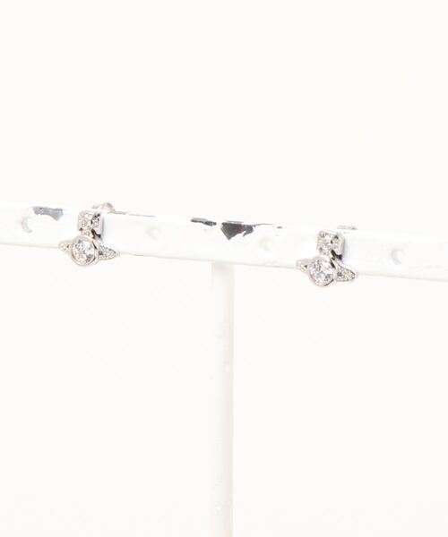 Vivienne Westwood(ヴィヴィアンウエストウッド)の「62010220/LONDON ORB EARRINGS-SMV(ピアス(両耳用)・レディース・ゴールド/シルバー/ピンク・FREE)」の2枚目の写真