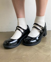 Crea titty&Co. PETIT | 【Crea titty&Co. PETIT】ダブルストラップローファー(ローファー)