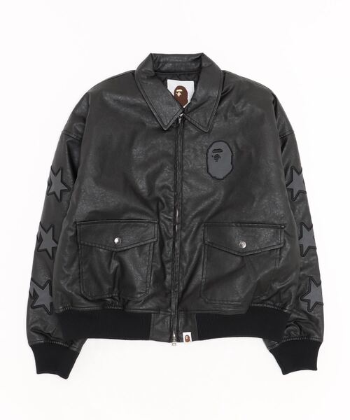 STA PATCHED FLIGHT JACKET L