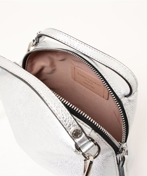 GIANNI CHIARINI ALIFA S ショルダーバッグ シルバー GIANNI CHIARINI(ジャンニ キアリーニ)】 ALIFA SILVER