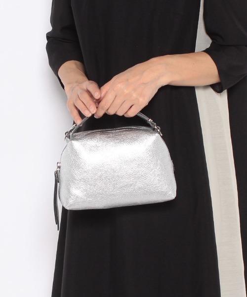 GIANNI CHIARINI ALIFA S シルバー ショルダーバッグ GIANNI CHIARINI ショルダーバッグ バッグ / メタリック ALIFA