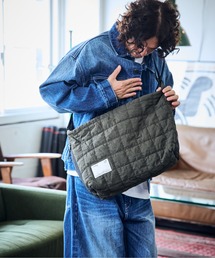 【ADAMPATEK】square quilt BIG shoulder bag/スクエアキルトビッグショルダーバッグ