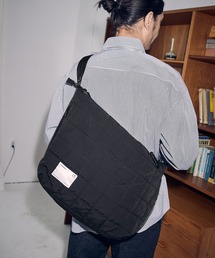 【ADAMPATEK】square quilt BIG shoulder bag/スクエアキルトビッグショルダーバッグ
