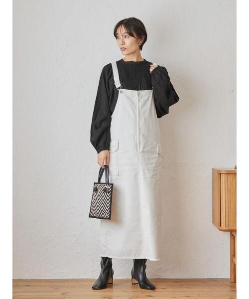 AMERICAN HOLIC（アメリカンホリック）の「楊柳ドビー刺繍ブラウス（シャツ/ブラウス・レディース・ブラック/オフホワイト・FREE）」の14枚目の写真