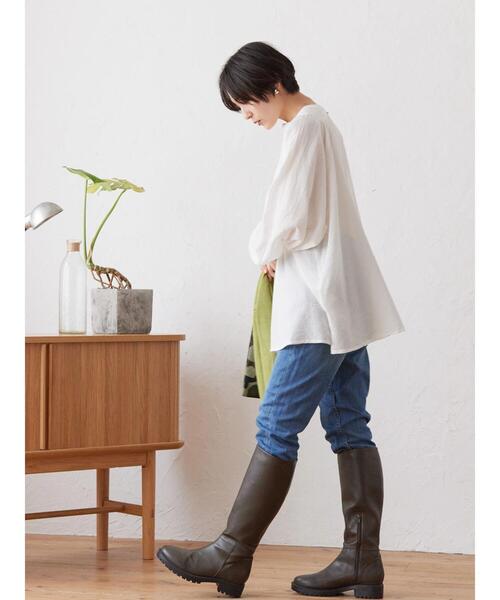 AMERICAN HOLIC（アメリカンホリック）の「楊柳ドビー刺繍ブラウス（シャツ/ブラウス・レディース・ブラック/オフホワイト・FREE）」の21枚目の写真