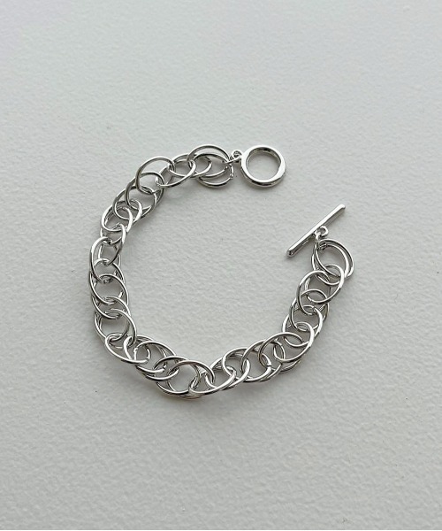 apres jour mignon（アプレジュールミニョン）の「【apresjour mignon×ARIAZ】サークルチェーンブレスレット（ブレスレット・レディース・シルバー/ゴールド・ONESIZE）」の3枚目の写真