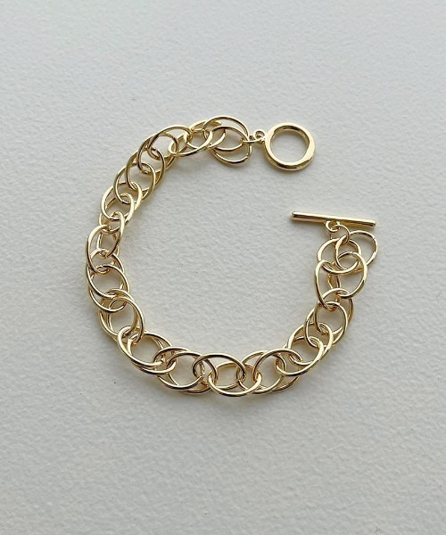 apres jour mignon（アプレジュールミニョン）の「【apresjour mignon×ARIAZ】サークルチェーンブレスレット（ブレスレット・レディース・シルバー/ゴールド・ONESIZE）」の4枚目の写真