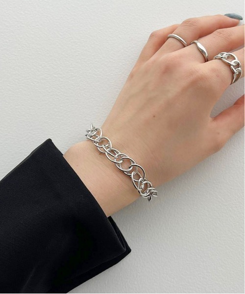 apres jour mignon（アプレジュールミニョン）の「【apresjour mignon×ARIAZ】サークルチェーンブレスレット（ブレスレット・レディース・シルバー/ゴールド・ONESIZE）」の6枚目の写真