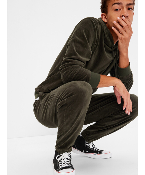 GAP(ギャップ)の「コーデュロイ ジョガーパンツ(その他パンツ・メンズ・ブラウン/カーキ・S/M/L/XL/XS)」の4枚目の写真