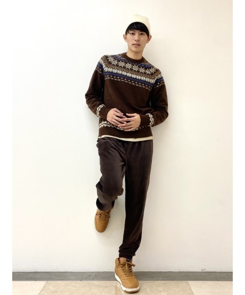 GAP(ギャップ)の「コーデュロイ ジョガーパンツ(その他パンツ・メンズ・ブラウン/カーキ・S/M/L/XL/XS)」の11枚目の写真