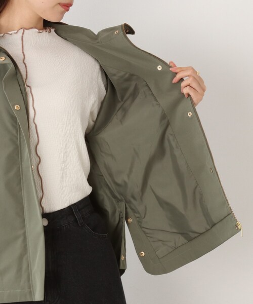 DRESKIP（ドレスキップ）の「◆【撥水】レディなコーデにもマッチする！マウンテンパーカー（ブルゾン・レディース・ネイビー/カーキ/サンドベージュ・02/03/04）」の9枚目の写真