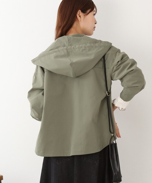 DRESKIP（ドレスキップ）の「◆【撥水】レディなコーデにもマッチする！マウンテンパーカー（ブルゾン・レディース・ネイビー/カーキ/サンドベージュ・02/03/04）」の11枚目の写真