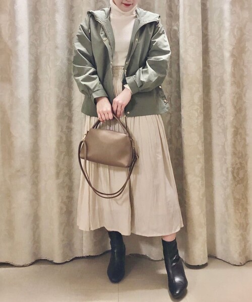 DRESKIP（ドレスキップ）の「◆【撥水】レディなコーデにもマッチする！マウンテンパーカー（ブルゾン・レディース・ネイビー/カーキ/サンドベージュ・02/03/04）」の15枚目の写真