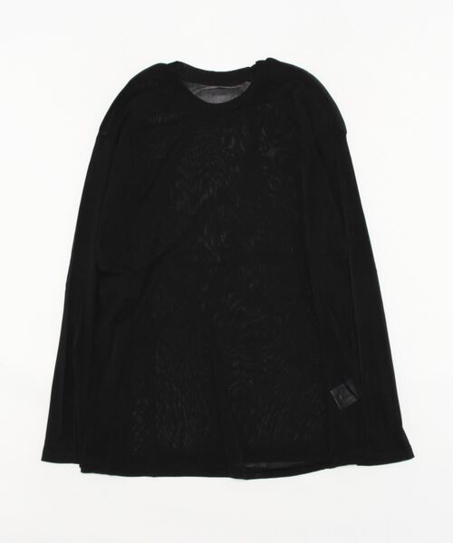 KOBE LETTUCE（コウベレタス）の「シアーカットソートップス（Tシャツ/カットソー・レディース・オフホワイト/ブラック/ベージュ・FREE）」の14枚目の写真