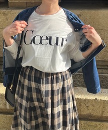 Chez toi | コットンロゴロンT(Tシャツ/カットソー)