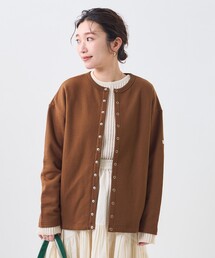 FREAK'S STORE | 【WEB限定】MACOBER×FREAK'S STORE/マコバー　別注裏毛スナップカーディガン(カーディガン/ボレロ)