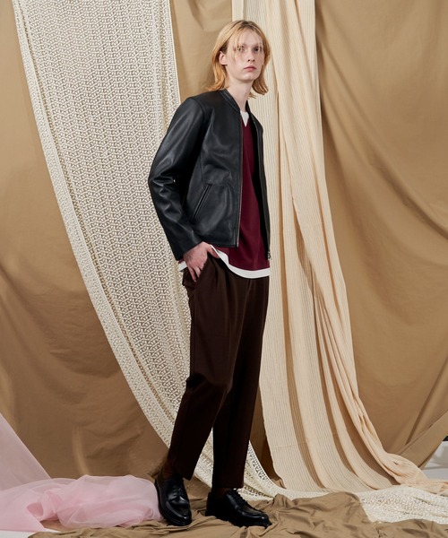 THE SHOP TK （ザ ショップ ティーケー ）の「◆フェイクレザーシングルライダース（ブルゾン・メンズ・ブラック/ダークブラウン・02/04/03/01/05）」の20枚目の写真