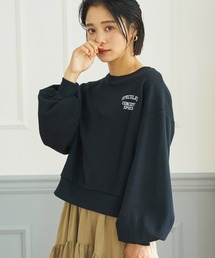 coca（coca） | ワンポイント刺繍裏毛スウェット(スウェット)