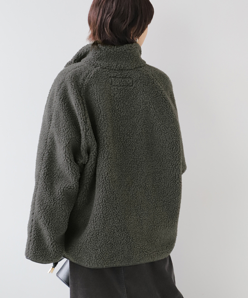CHEVRE(シェーブル)の「別注【CHEVRE / シェーブル】*RELUME ボアコート(その他アウター・レディース・ブラック/チャコールグレー/アイボリー・FREE)」の20枚目の写真