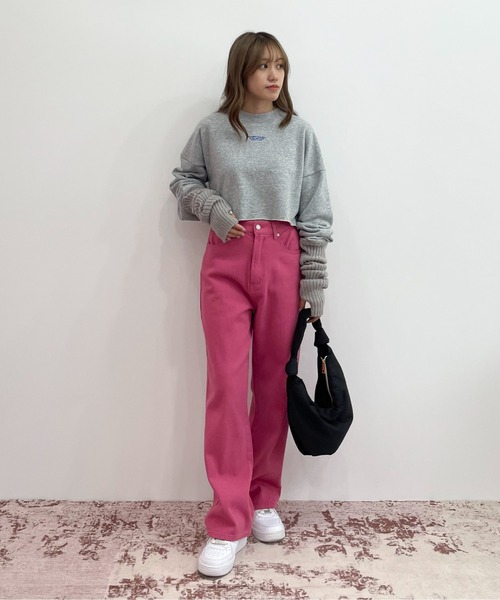 EPIMI E'PIMMY（エピミエピミー）の「バリエリブアームウォーマー（アームカバー・レディース・ベージュ/グリーン系その他/オレンジ/ピンク/オフホワイト/グレー/ブラック・MEDIUM）」の14枚目の写真