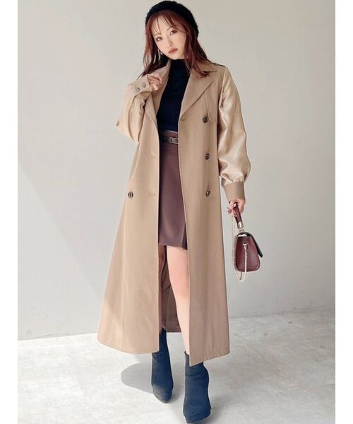 RESEXXY（リゼクシー）の「スリーブシアードッキングロングコート