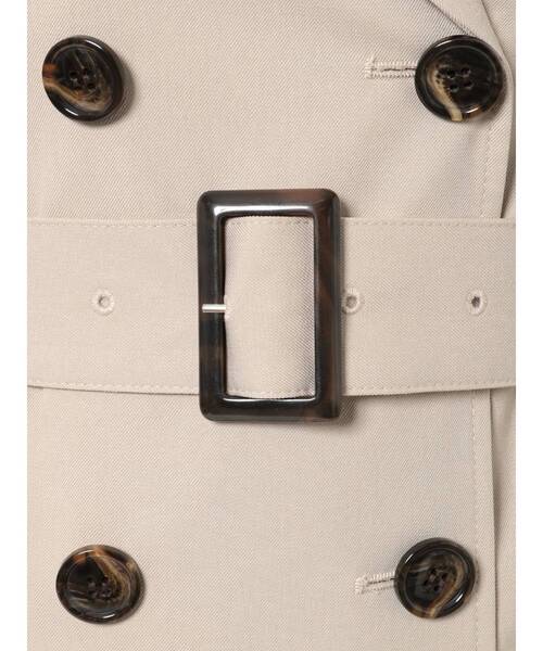 RESEXXY（リゼクシー）の「スリーブシアードッキングロングコート（トレンチコート・レディース・ブラック/ベージュ/ブラウン・FREE）」の11枚目の写真