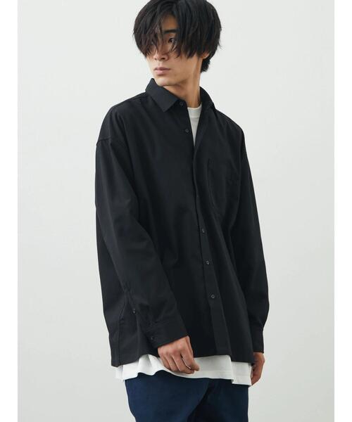 CRAFT STANDARD BOUTIQUE(クラフトスタンダードブティック)の「T/Rレギュラーカラーシャツ(シャツ/ブラウス・メンズ・ホワイト系その他7/ブラック/ブラック系その他/ダークネイビー/ダークグレー/モカ・M/L/LL)」の17枚目の写真
