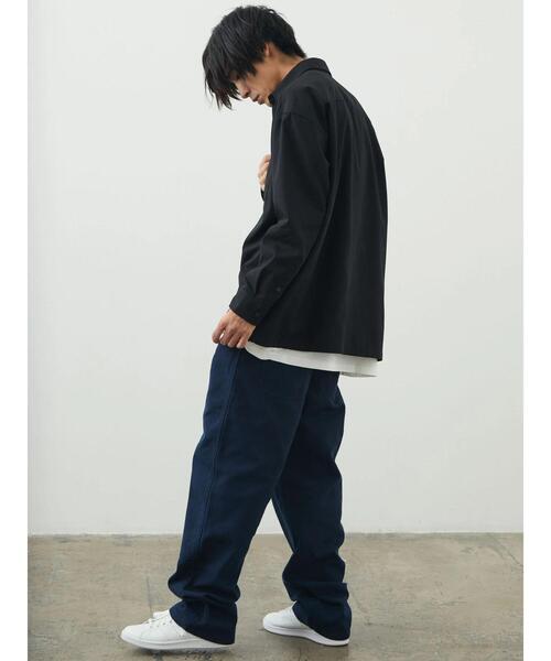 CRAFT STANDARD BOUTIQUE(クラフトスタンダードブティック)の「T/Rレギュラーカラーシャツ(シャツ/ブラウス・メンズ・ホワイト系その他7/ブラック/ブラック系その他/ダークネイビー/ダークグレー/モカ・M/L/LL)」の21枚目の写真