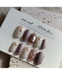 tone（トーン）の「【minnail-Petite fleur-】ネイルチップ(MA)（ネイルシール/ネイルチップ）」