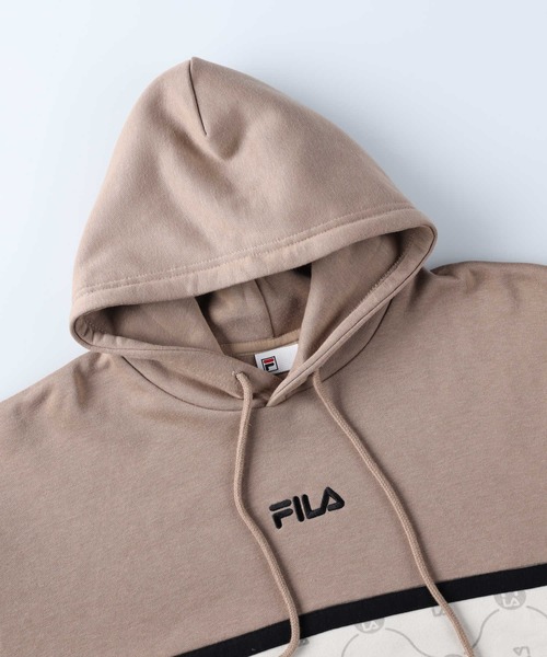 FILA(フィラ)の「【FILA】カラー切替パーカー(パーカー・レディース・ネイビー/ベージュ/グリーン・M/L)」の5枚目の写真