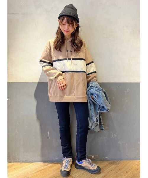 FILA(フィラ)の「【FILA】カラー切替パーカー(パーカー・レディース・ネイビー/ベージュ/グリーン・M/L)」の13枚目の写真