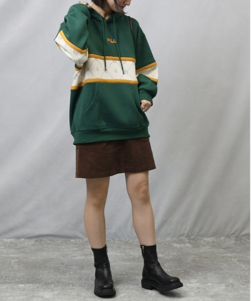 FILA(フィラ)の「【FILA】カラー切替パーカー(パーカー・レディース・ネイビー/ベージュ/グリーン・M/L)」の22枚目の写真