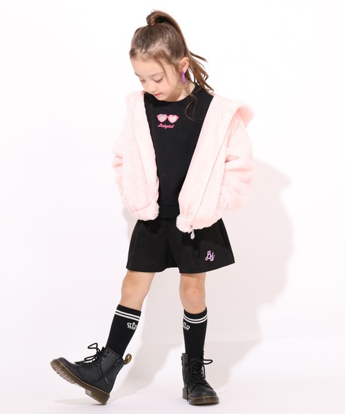 BABYDOLL（ベビードール）の「ファーアウター 7242K（ダウンジャケット/コート・キッズ・ブラック/チェリーピンク・110cm/90cm/140cm/120cm/130cm/100cm）」の14枚目の写真