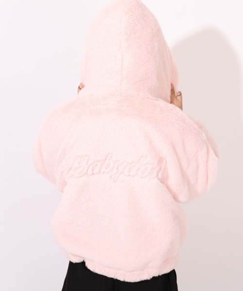 BABYDOLL（ベビードール）の「ファーアウター 7242K（ダウンジャケット/コート・キッズ・ブラック/チェリーピンク・110cm/90cm/140cm/120cm/130cm/100cm）」の10枚目の写真