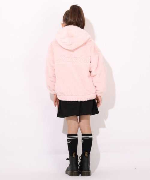 BABYDOLL（ベビードール）の「ファーアウター 7242K（ダウンジャケット/コート・キッズ・ブラック/チェリーピンク・110cm/90cm/140cm/120cm/130cm/100cm）」の12枚目の写真