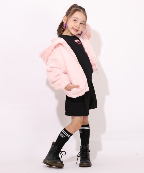 BABYDOLL（ベビードール）の「ファーアウター 7242K（ダウンジャケット/コート・キッズ・ブラック/チェリーピンク・110cm/90cm/140cm/120cm/130cm/100cm）」の13枚目の写真