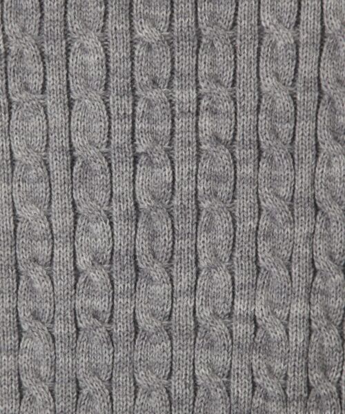 tk.TAKEO KIKUCHI（ティーケータケオキクチ）の「◆【WEB限定】ケーブルクルーネックニットプルオーバー（ニット/セーター・メンズ・ブラック/ベージュ/オフホワイト/ボルドー/グレー系4/ブルー系6・01/02/03/04）」の14枚目の写真