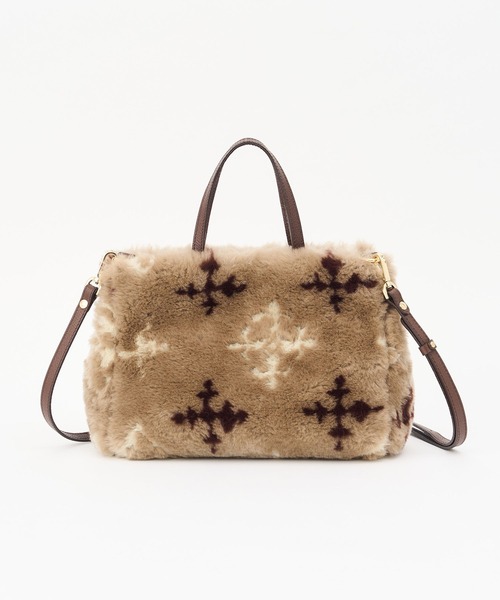 russet（ラシット）の「《SHOPPER》トートバッグS【モノグラムファー