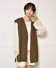 ニットテーラードベストSET