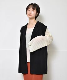ニットテーラードベストSET