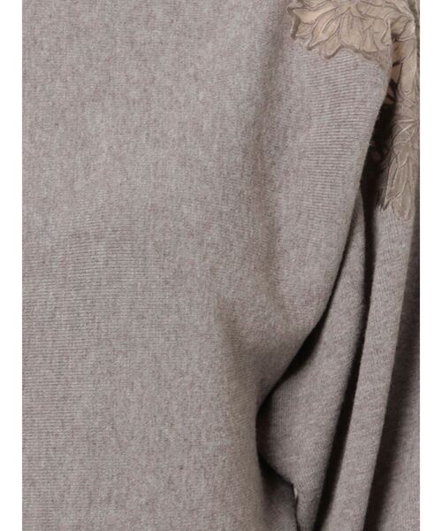 LAGUNAMOON（ラグナムーン）の「ショルダーエンブロイダリーニットプルオーバー（ニット/セーター・レディース・アイボリー/チャコールグレー/ライトグレー・FREE）」の20枚目の写真