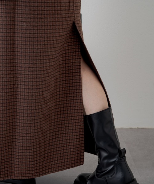 Kastane(カスタネ)の「【サイズ展開あり】リバーシブルチェスターコート(チェスターコート・レディース・アイボリー/ブラウン・1/2)」の22枚目の写真