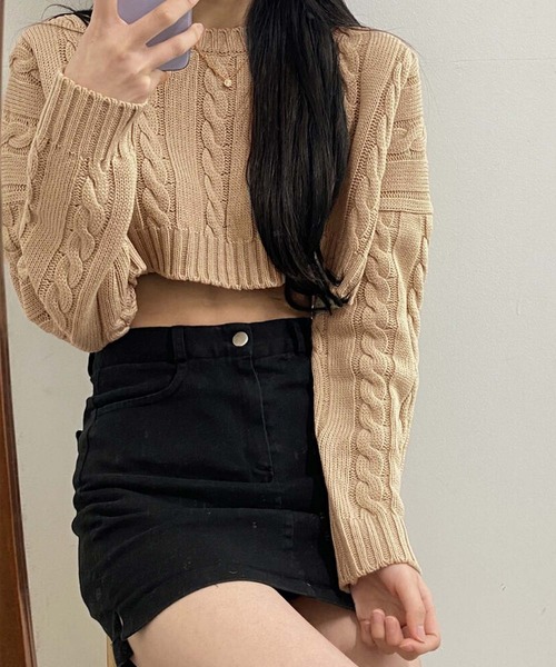 ★新品　カシュクールポンチョ　ふわふわ♡ケーブルニット❤︎ラビットファー　F ケープコート ポンチョコート レディース 冬 秋冬 ポンチョ
