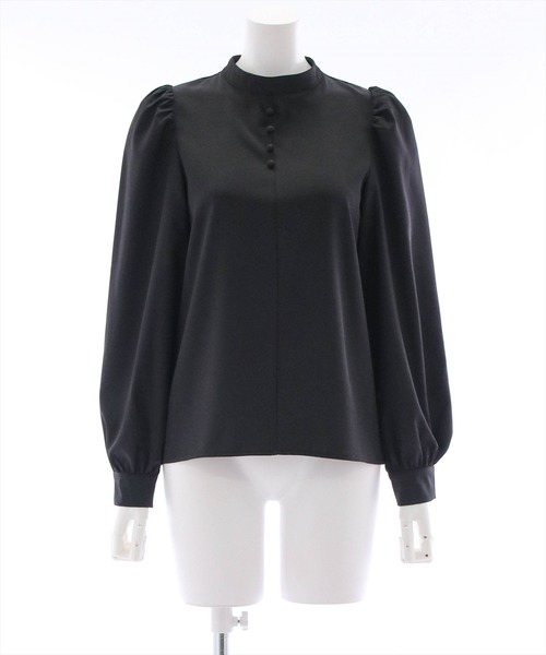 clear（クリア）の「バンドカラークルミボタンブラウス（シャツ/ブラウス・レディース・オフホワイト/ブラック・F）」の20枚目の写真