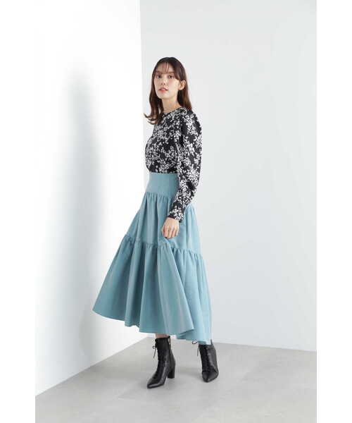 JILL STUART(ジルスチュアート)の「◆ステファニーブラウス(シャツ/ブラウス・レディース・パープル/ブラック・MEDIUM/SMALL)」の7枚目の写真