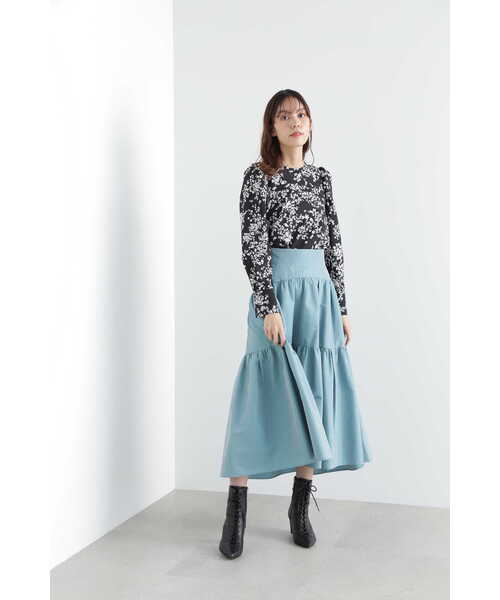 JILL STUART(ジルスチュアート)の「◆ステファニーブラウス(シャツ/ブラウス・レディース・パープル/ブラック・MEDIUM/SMALL)」の8枚目の写真