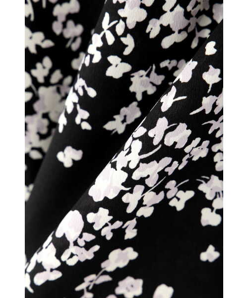 JILL STUART(ジルスチュアート)の「◆ステファニーブラウス(シャツ/ブラウス・レディース・パープル/ブラック・MEDIUM/SMALL)」の4枚目の写真
