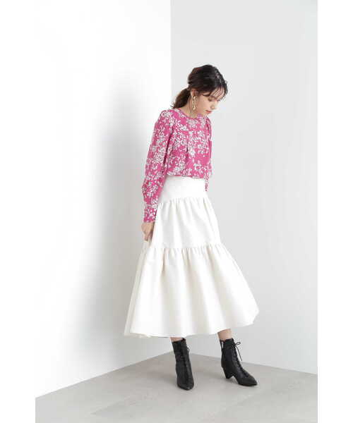 JILL STUART(ジルスチュアート)の「◆ステファニーブラウス(シャツ/ブラウス・レディース・パープル/ブラック・MEDIUM/SMALL)」の12枚目の写真