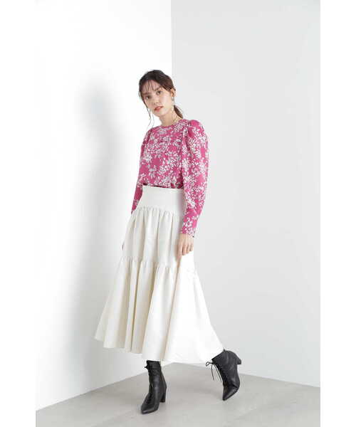JILL STUART(ジルスチュアート)の「◆ステファニーブラウス(シャツ/ブラウス・レディース・パープル/ブラック・MEDIUM/SMALL)」の14枚目の写真