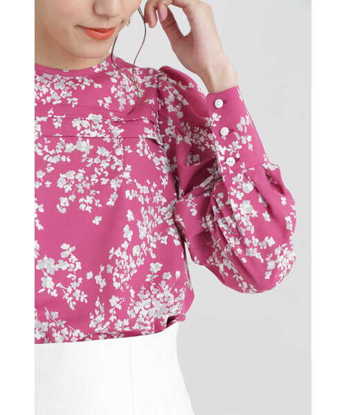 JILL STUART(ジルスチュアート)の「◆ステファニーブラウス(シャツ/ブラウス・レディース・パープル/ブラック・MEDIUM/SMALL)」の18枚目の写真